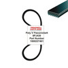 Poly V Flexonic Drive Belt 8PJ430 Part Number 1000227461
