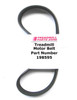 Sears NordicTrack Model 298821 POWERTREAD 2000 Motor Belt Part 198595