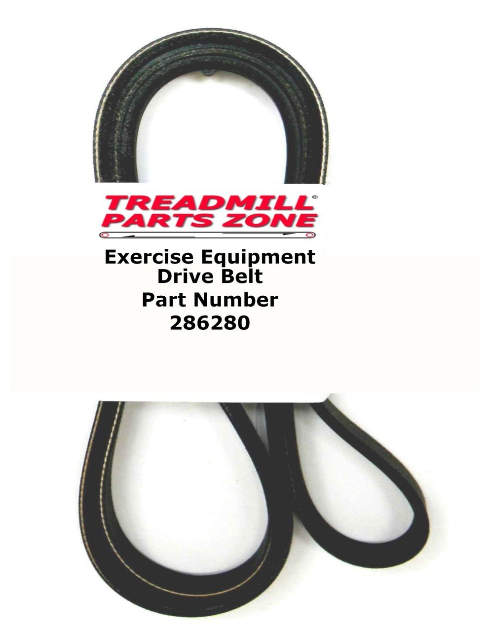Golds Gym Model GGEX616121 CYCLE TRAINER 290 C Recumbent Bike Drive Belt Part 286280