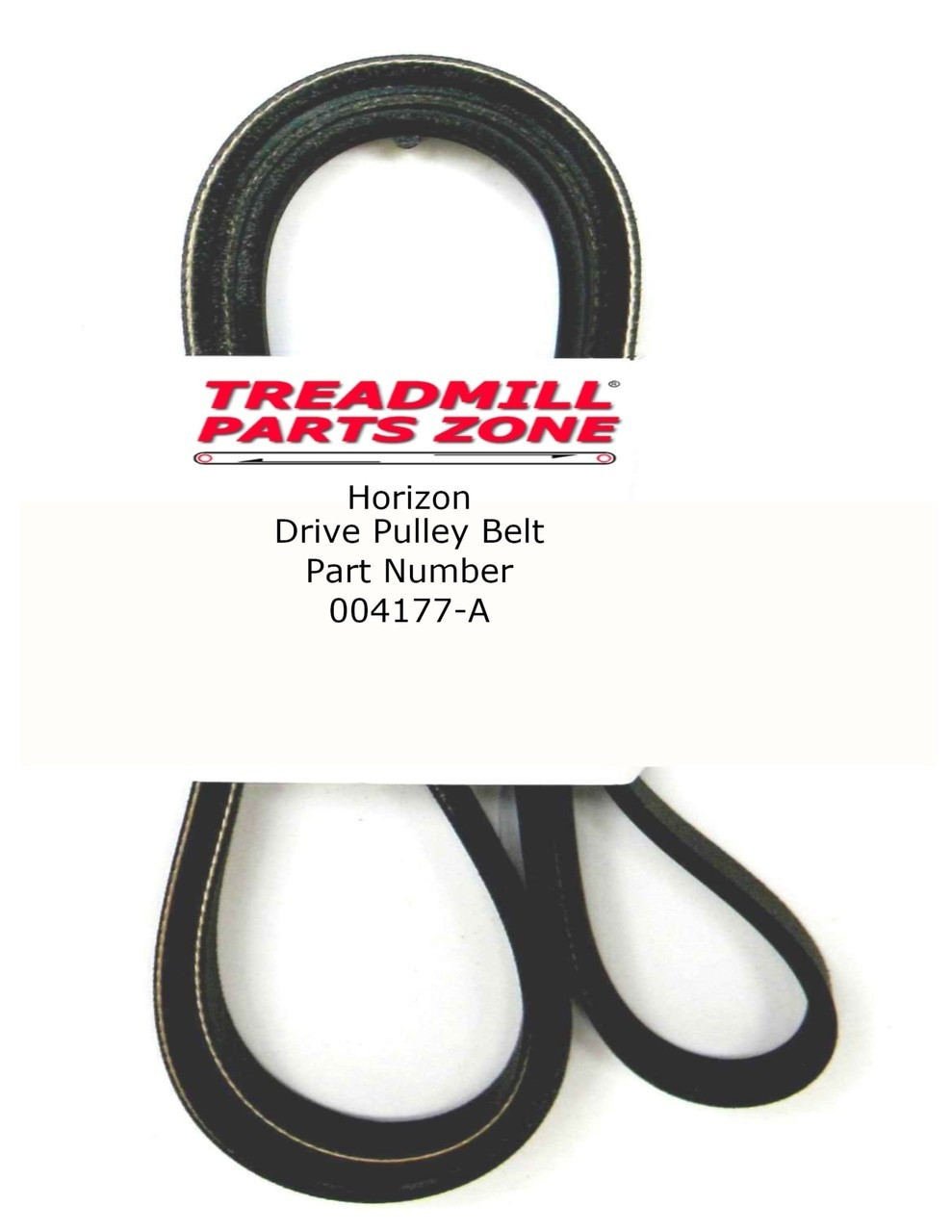 Horizon Elliptical Model CSE3.6 Sears Free Spirit Drive Pulley Belt Part Number 004177-A