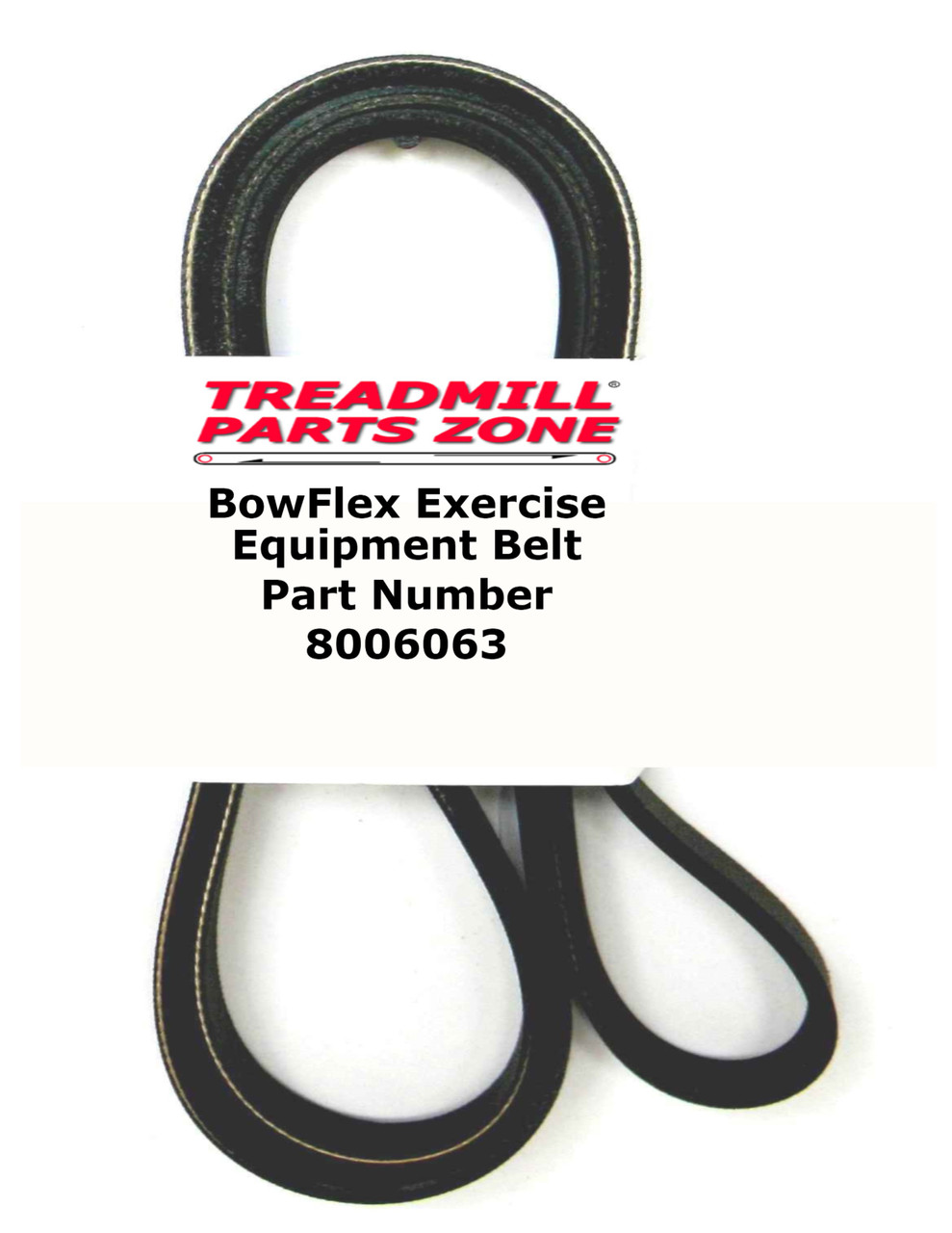 BowFlex Model MAX TRAINER M7 Drive Pulley Belt Flexonic Part Number 8006063