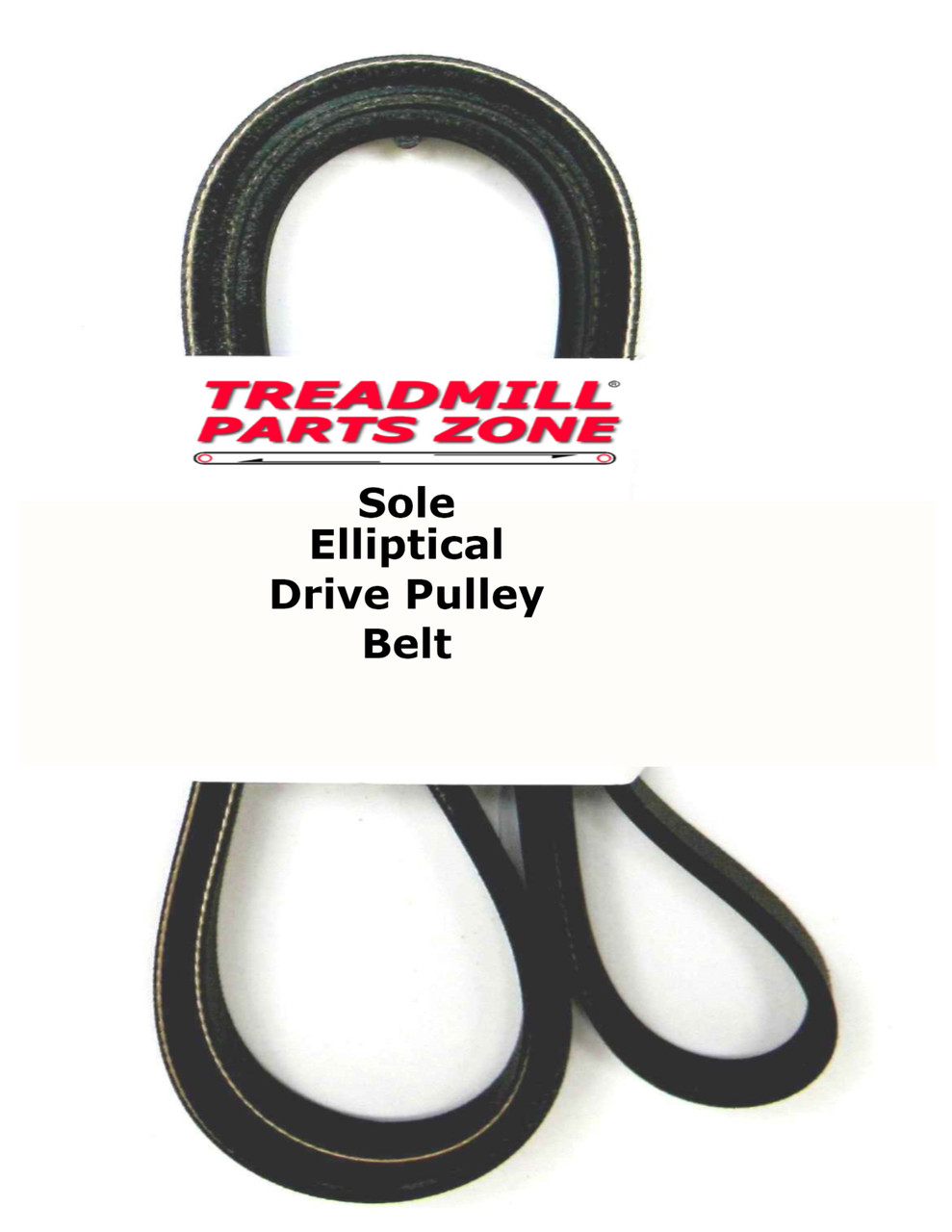 Sole Elliptical Drive Pulley Belt