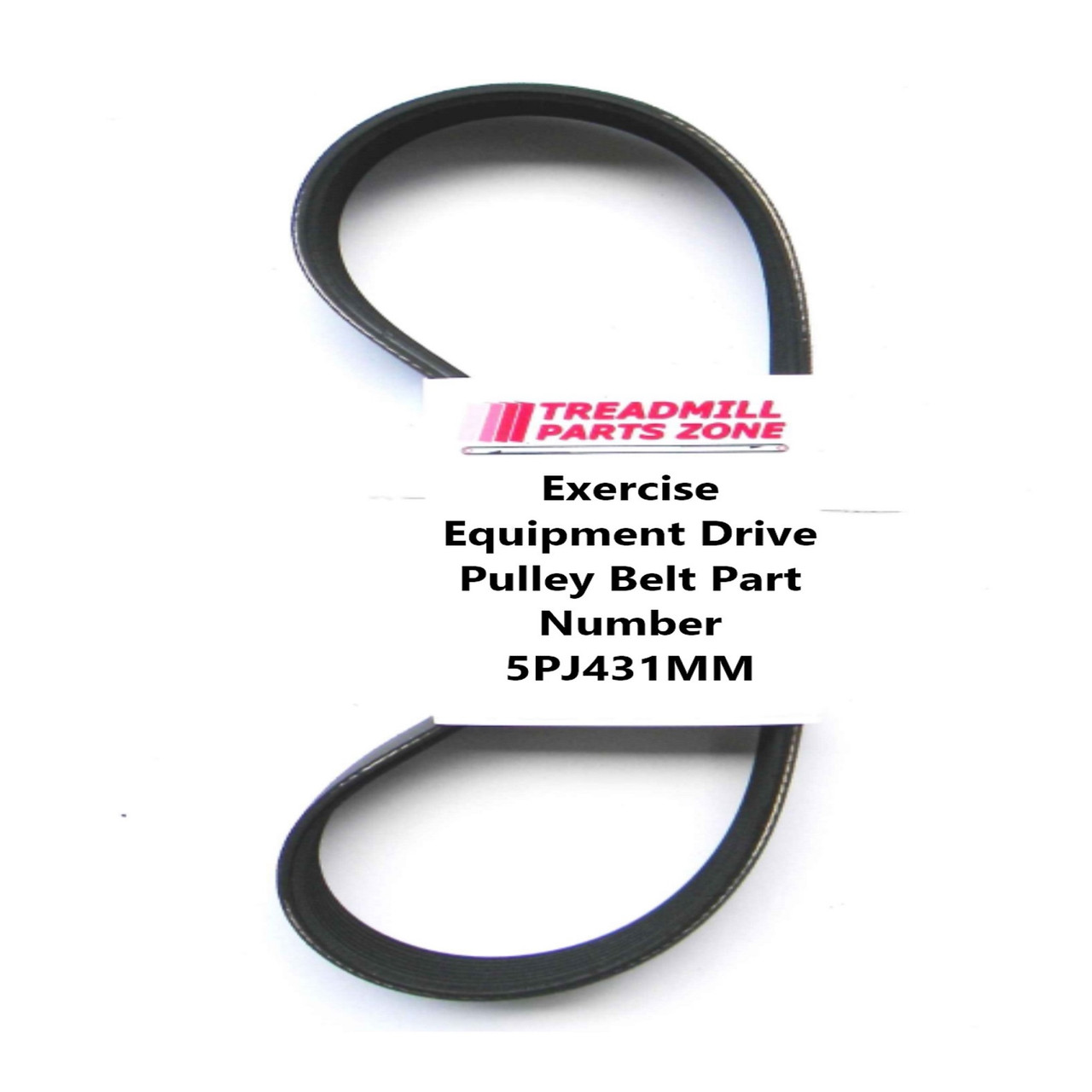 Exercise Equipment Drive Pulley Belt Part Number 5PJ431MM