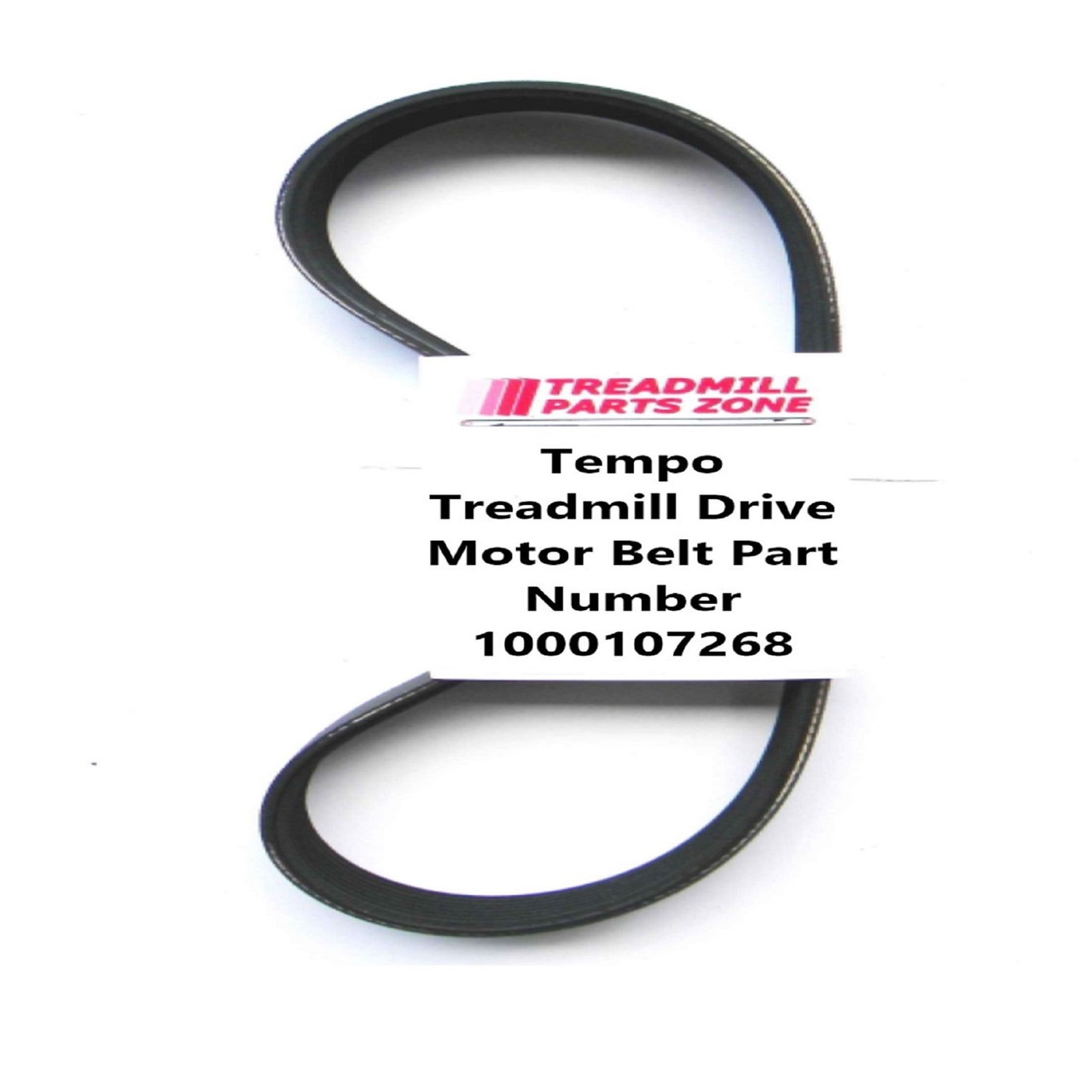 Tempo Treadmill Model 610T TM196 Drive Motor Belt Part Number 1000107268