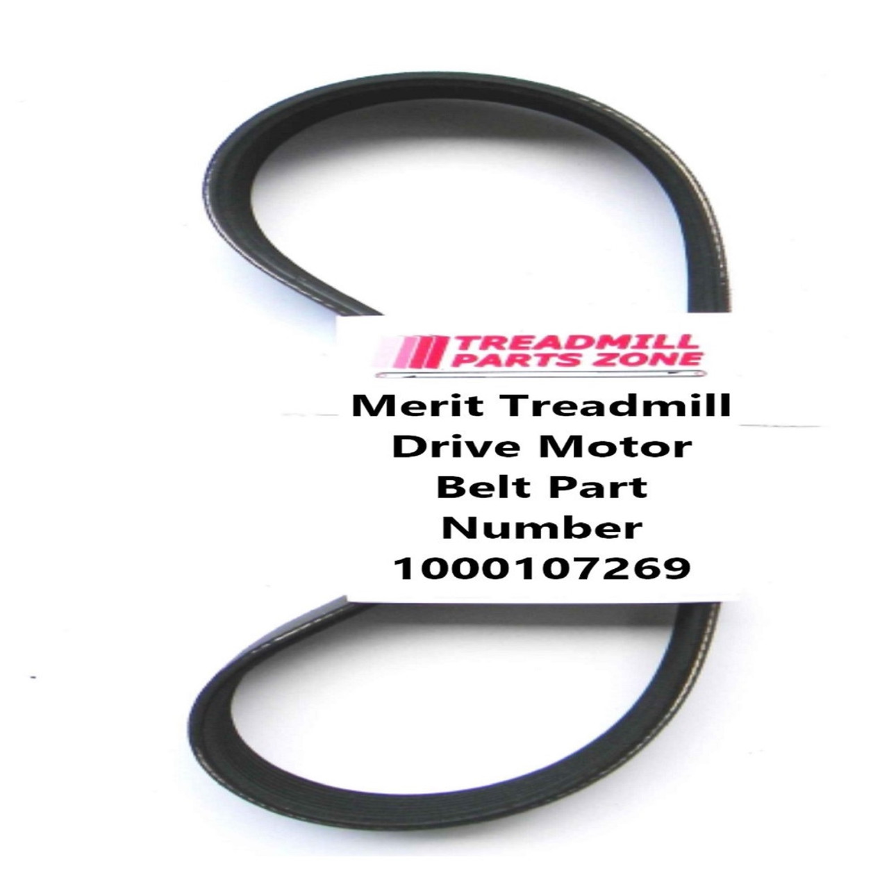 Merit Treadmill Model 725T PLUS TM398 Drive Motor Belt Part Number 1000107269