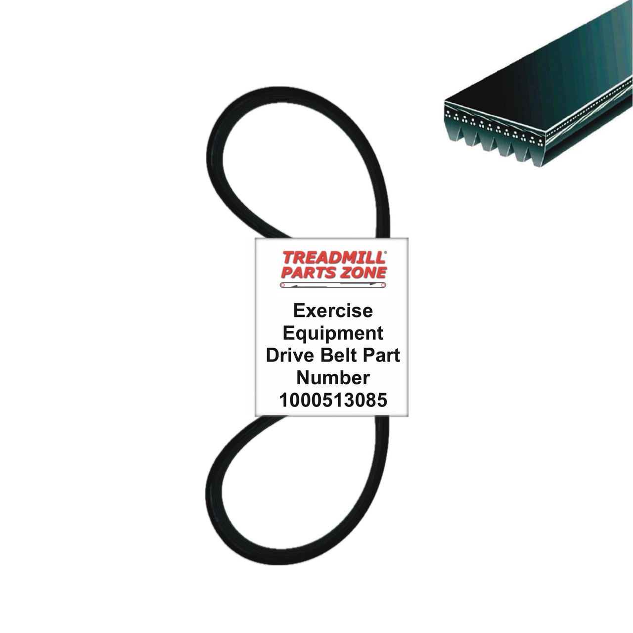 Schwinn Recumbent Bike Model IC8 Drive Pulley Belt Part Number 1000513085