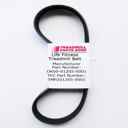 Life Fitness Treadmill Model T9E-0100-03 Motor Belt Part OK60-01205-0001