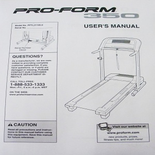 Pro Form Treadmill Wiring Harness 180443