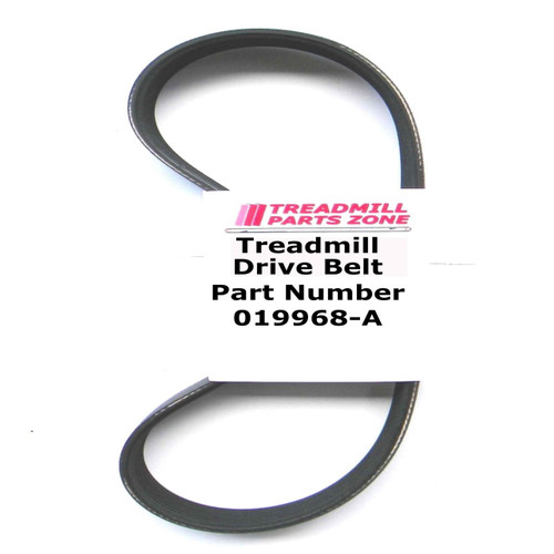 Horizon Treadmill Model T1200 TM318 Motor Belt Part Number 019968-A