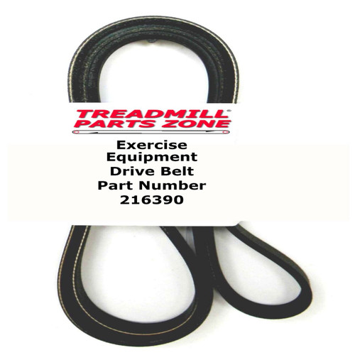 Elliptical Drive Pulley Belt Part Number 216390