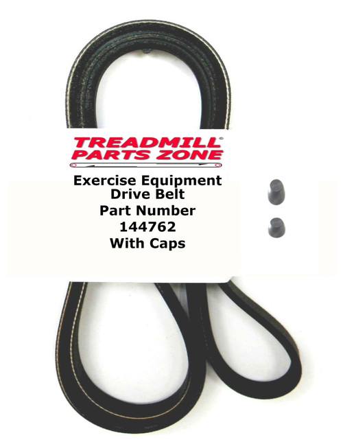 Healthrider Elliptical Model HEEL89072 X-TRAINER Drive Belt W/Axle Caps Part 144762