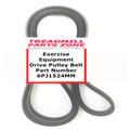 Exercise Equipment Drive  Belt Part Number 6PJ1524MM