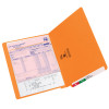 Smead End Tab Folders, Letter Size, 11pt, 2-Ply, No Fastener, Orange, 100/Box
