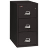 FireKing File Cabinet, 1-Hour Fire Rated, 3-Drawer, Legal Size, 31" Deep, Black