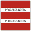 Patient Chart Index Tabs, Progress Notes, Red, 1-1/2 x 1-1/2, 102/Pk (52119)