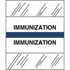 Medical Chart Index Tabs, Immunization, Dk Blue, 1/2 x 1-1/4, 100/Pk (54558)