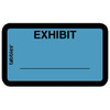 Legal Exhibit Labels 58091, Exhibit, 1-5/8 x 1, Blue 252/Pack
