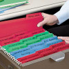 Smead Erasable FasTab Hanging File Folder, 1/3-Cut Built-In Tab, Letter Size, Assorted Colors, 18/Box