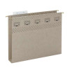Smead TUFF Hanging Box Bottom Folder with Easy Slide, Gray (64240)