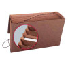 Smead TUFF Expanding File, Monthly (Jan.-Dec.), 12 Pockets, Flap and Elastic Cord Closure, Legal Size, Redrope-Printed Stock