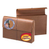 Smead Expanding Wallet, 3-1/2" Expansion, Flap and Cord Closure, Redrope Gusset, Legal Size, Redrope-Printed Stock, 10/Box