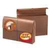 Smead Expanding Wallet, 3-1/2" Expansion, Flap and Cord Closure, Lined Gusset, Legal Size, Redrope-Printed Stock, 10/Box