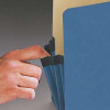 Smead File Pockets, Straight-Cut Tab, Letter Size, 1-3/4" Expansion, Blue, 25/Box