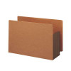 Smead End Tab File Pockets, Extra Wide Legal Size, 5-1/4" Expansion, Redrope with Brown Gusset, 10/Box