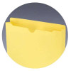 Smead File Jacket Folders, Reinforced Tab, 2" Exp, Letter Size, Yellow, 50/Box
