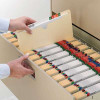 Smead 100% Recycled File Jacket, Reinforced Straight-Cut Tab, 2" Expansion, Legal Size, Manila, 50/Box