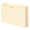 Smead 100% Recycled File Jacket, Reinforced Straight-Cut Tab, 2" Expansion, Legal Size, Manila, 50/Box