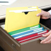 Smead File Folders Jackets, Reinforced Tab, 2" Exp, Letter Size, Assorted, 10/Pack