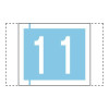 Col R Tab 81000 Label Number 1 100/Pack