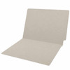 Colored End Tab File Folders, Letter Size, 11pt, 2-Ply, No Fastener, Gray, 100/Box (85C03SR102)