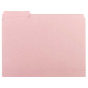 Smead Interior File Folder, 1/3-Cut Tab, Letter Size, Pink, (10263)