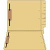 Colored Folders, End Tab, Letter Size, 3/4" Exp, Fastener Pos 1/3, 11pt Buff, 50/Bx