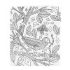 Smead Two-Pocket Coloring Folder, Floral-nature-birds and geometric designs, Letter Size, 4/Pack