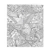 Smead Two-Pocket Coloring Folder, Floral-nature-birds and geometric designs, Letter Size, 4/Pack