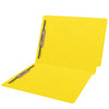 Colored Folders, End Tab, Letter Size, 3/4" Expansion, Fastener Positions 1 and 3, 14pt Yellow, 50/Box