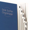 Smead Monthly Desk File Sorter, Monthly (Jan.-Dec.) Letter Size, Dark Blue