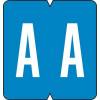 GBS Alpha Labels, 8850-Series, 1 5/16 H x 1 1/4 W, Letter A, Blue, 550/Roll, 91321