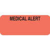 Medical Alert Labels, 1-7/8 x 3/4, Fl. Red, 500/RL (A1031)