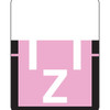Tab Products Alpha Labels, 1307-Series, 1 H x 3/4 W, Letter Z, Pink, 500/Roll (A1307-Z-T3)