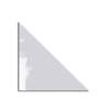 Unibind Triangle Pocket, Self-Adhesive, Transparent, 5-11/16 x 5-11/16 inches, 100 per Box