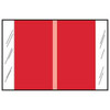 Col R Tab 11000 Series Designation Label, Red, 500/Roll
