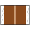 Col R Tab 11100 Series Designation Label, Brown, 500/Roll