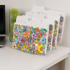 Smead SuperTab Coloring Folder, Oversized 1/3-Cut Tabs, Letter Size, 2 Designs, 6/Pack