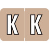 Amerifile ARAM-Series Label, Letter K