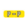 Barkley ABAM Label Letter P (500/Roll)