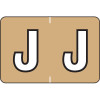 Barkley Alpha Labels Letter J Gold BRAM-J
